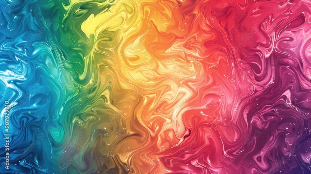 A vibrant abstract background featuring swirling rainbow colors, perfect for a lively and energetic design. A vibrant abstract background featuring swirling rainbow colors, perfect for a lively and energetic design.
