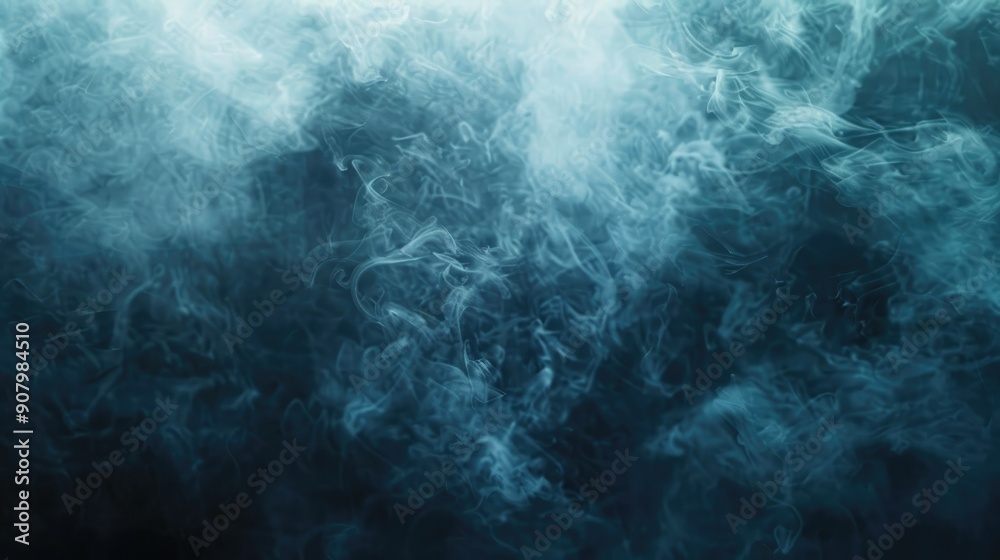 Smoky textures in cool tones provide a mysterious, atmospheric abstract background. Smoky textures in cool tones provide a mysterious, atmospheric abstract background.