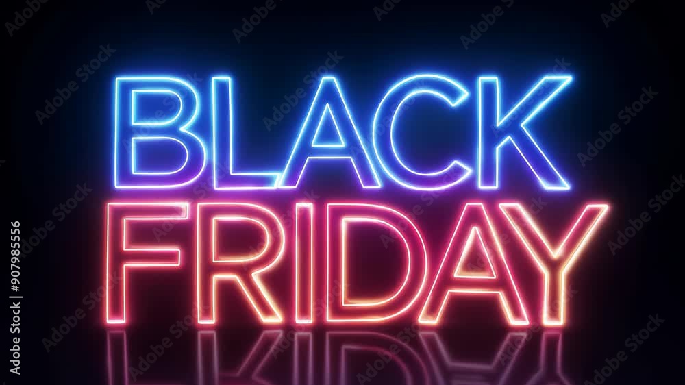 Stunning Neon Transformations Inspire Excitement for Black Friday Shopping in a Bustling Urban Environment. Generative AI Stunning Neon Transformations Inspire Excitement for Black Friday Shopping in a Bustling Urban Environment. Generative AI