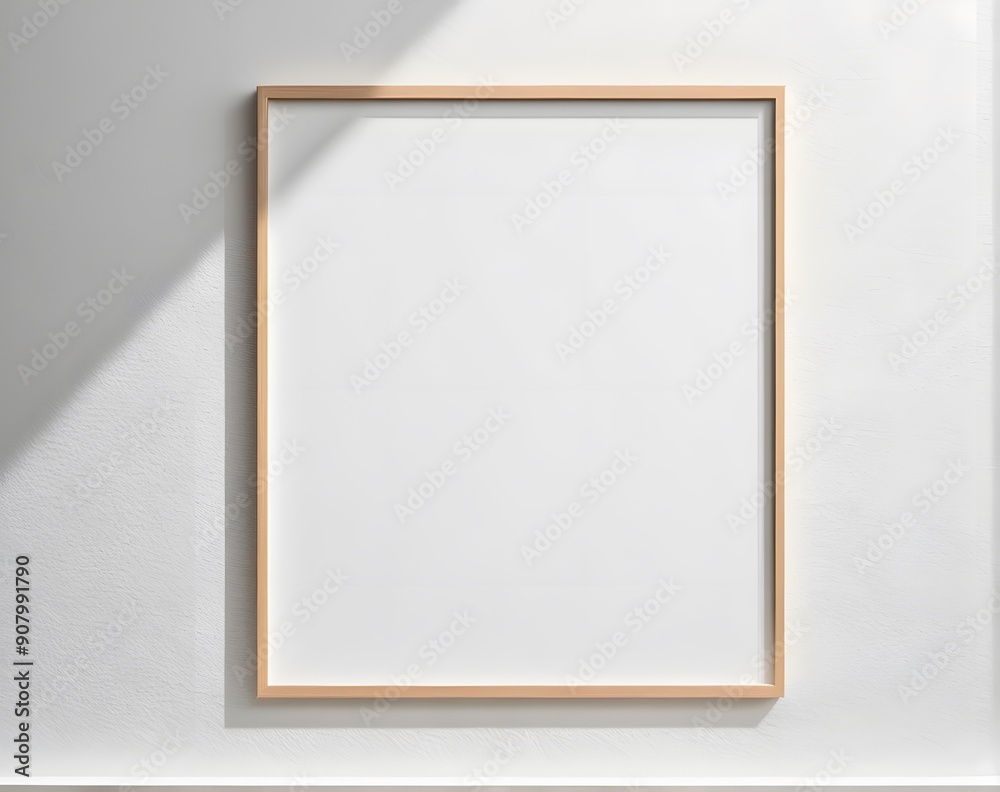 Poster Frame Mockup, 3D rendering Poster Frame Mockup, 3D rendering