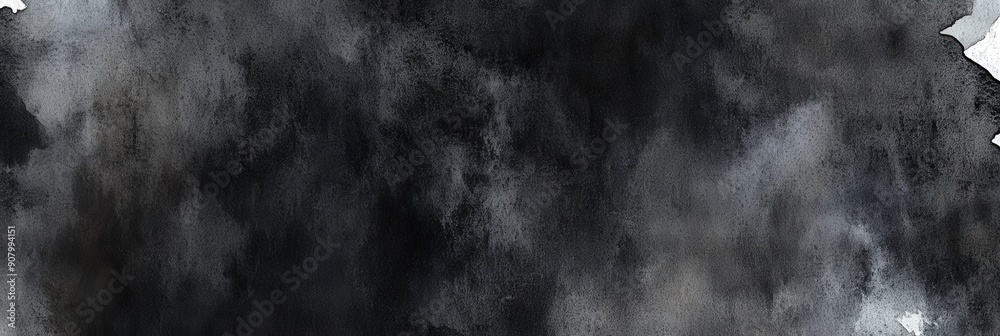 Fototapeta premium Abstract Watercolor Background - Black and White