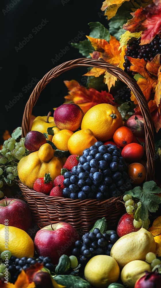 Rustic Autumn Harvest with Pumpkin and Sunflowers Rustic Autumn Harvest with Pumpkin and Sunflowers