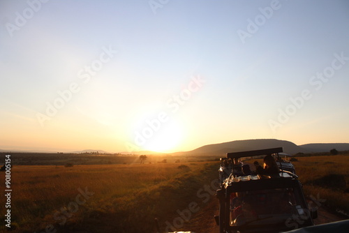 sunrise safari jeep