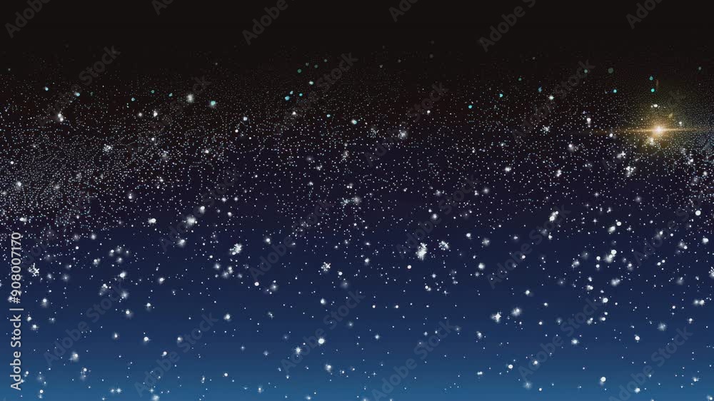 Sparkling Night Sky with Stars. Sparkling Night Sky with Stars.