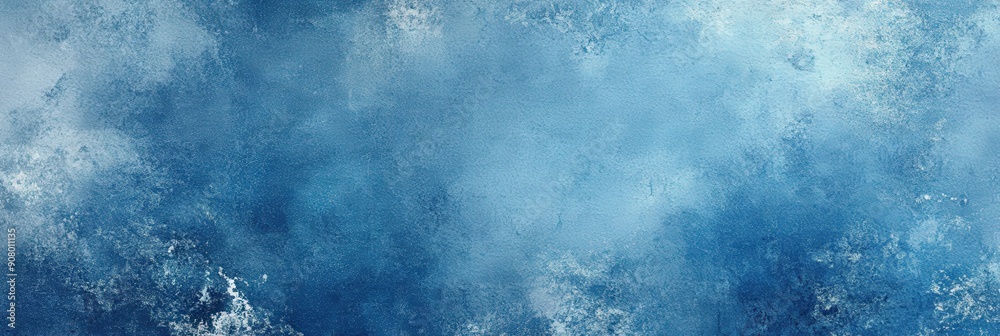 Obraz premium Abstract Blue Watercolor Background