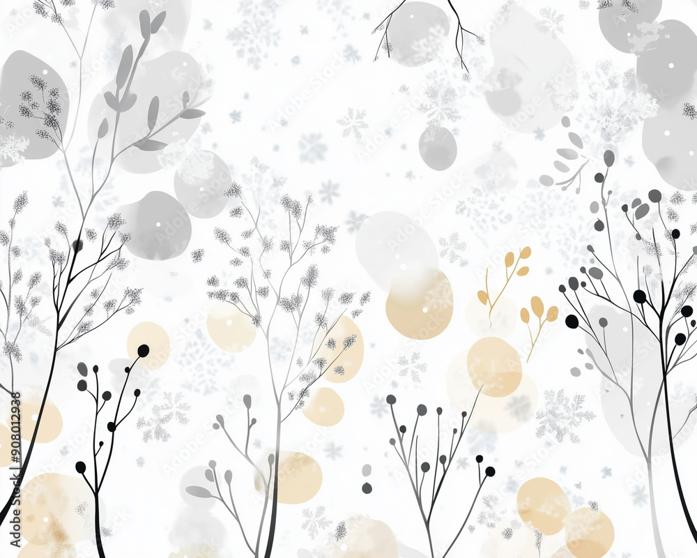 An abstract minimalist snowy background featuring Light Grey, Soft White, Charcoal Black, and Pale Beige. Perfect for Christmas and winter visuals. An abstract minimalist snowy background featuring Light Grey, Soft White, Charcoal Black, and Pale Beige. Perfect for Christmas and winter visuals.