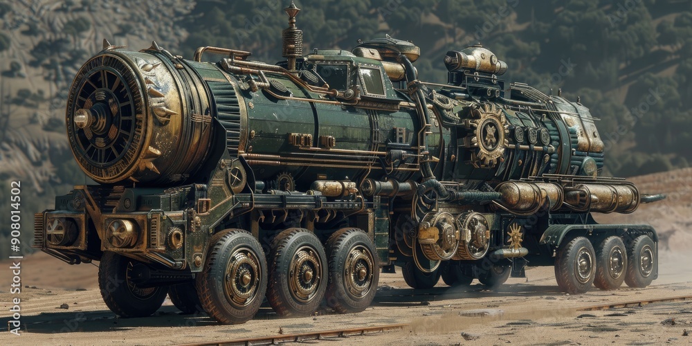 Retro Futuristic Rocket Vehicle Retro Futuristic Rocket Vehicle