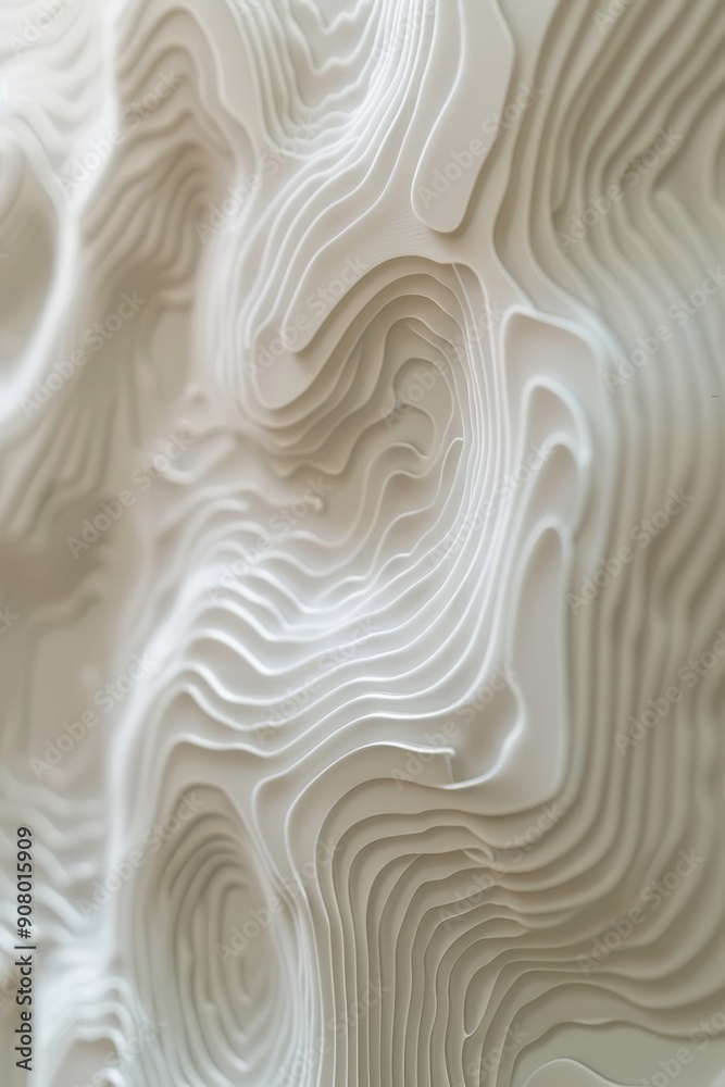 Tranquil Waves - Abstract Background with Soft Wavy Lines in Rhythmic Patterns Tranquil Waves - Abstract Background with Soft Wavy Lines in Rhythmic Patterns