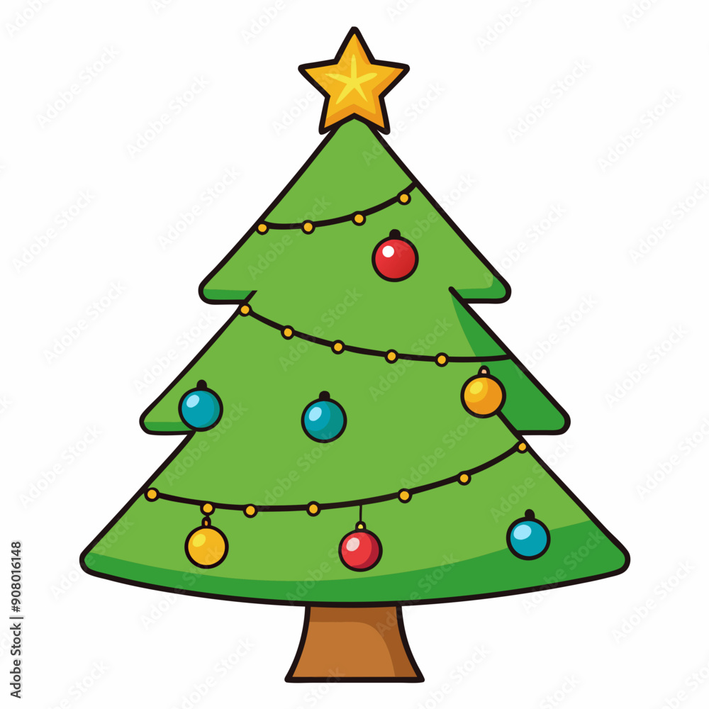 green christmas tree, christmas tree vector illustration, christmas vector art, tree silhouette, tree vector icon, eps