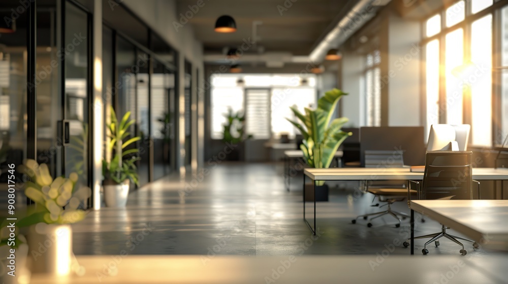 Interior of modern bright office, business and career background Interior of modern bright office, business and career background
