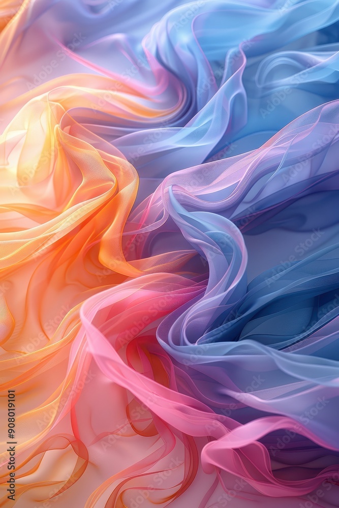 Serene Pastel Waves - Abstract Background with Soothing Rhythmic Designs in Soft Hues for Relaxation and Tranquility Serene Pastel Waves - Abstract Background with Soothing Rhythmic Designs in Soft Hues for Relaxation and Tranquility
