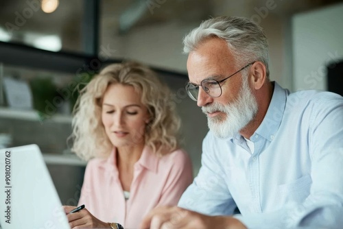 Financial Adviser Providing Guidance on Achieving Financial Independence to a Client