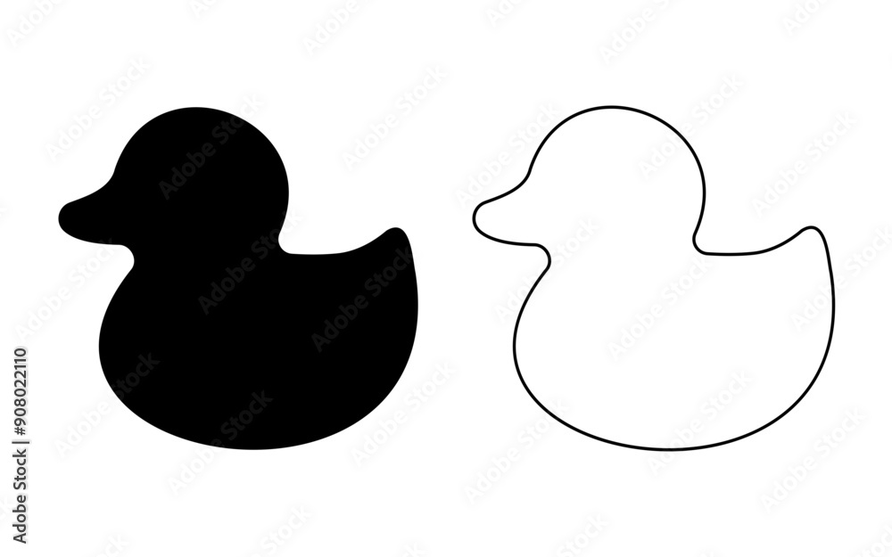 Duck black silhouette, illustration, icon. Rubber duck cookie shape. Vector cookie cutter design. Die cut, laser cutting. Shape for cutting.
Duck black silhouette, illustration, icon. Rubber duck cookie shape. Vector cookie cutter design. Die cut, laser cutting. Shape for cutting.