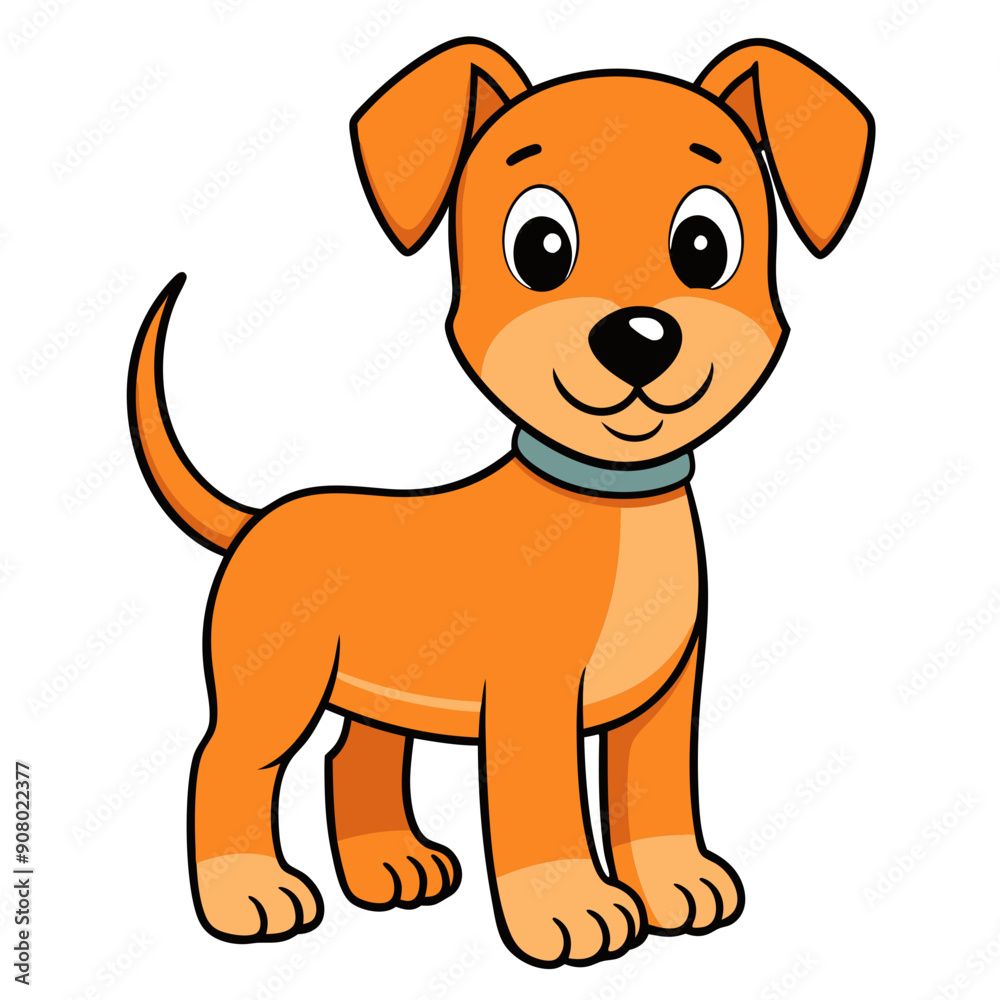 Fototapeta premium dog silhouette vector, dog vector illustration, pet vector art, dog silhouette, animal vector icon, eps