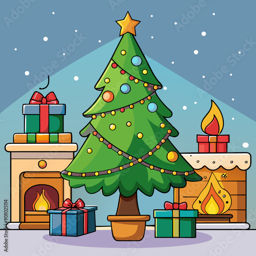 create a finely detailed vector illustration