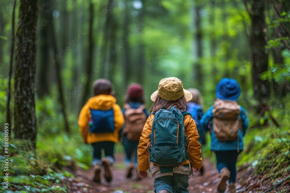 Enchanting Forest Discovery: Kids Exploring Mindfulness and Adventure on a Whimsical Trail Enchanting Forest Discovery: Kids Exploring Mindfulness and Adventure on a Whimsical Trail
