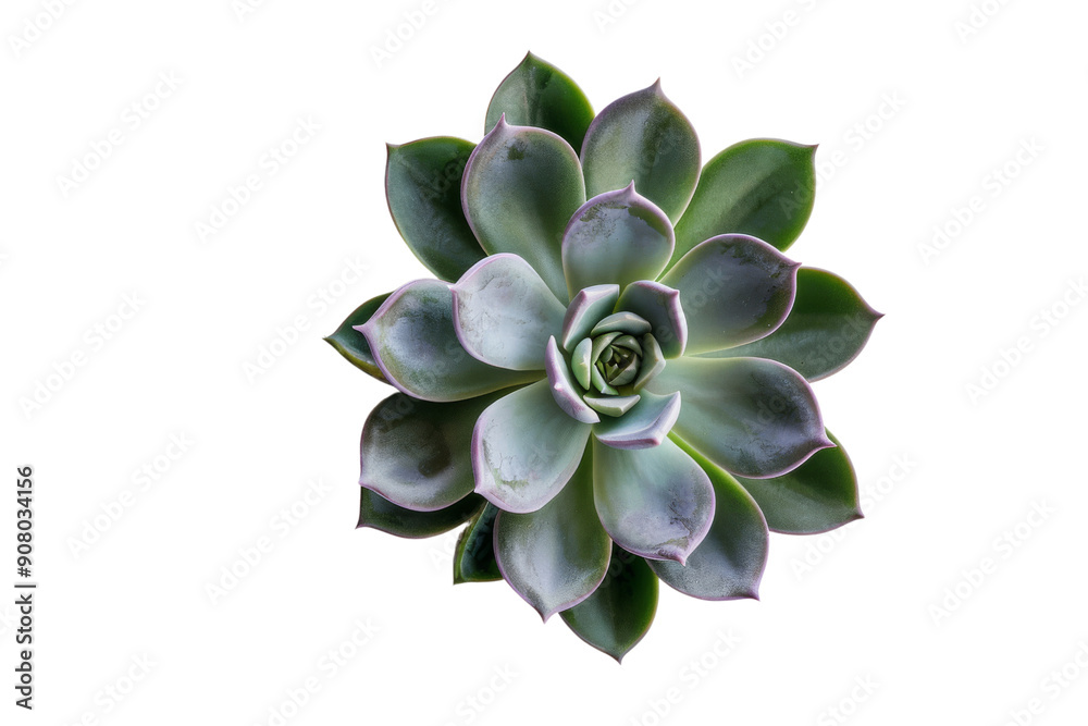 Fototapeta premium Small ornamental plants isolated on white background.