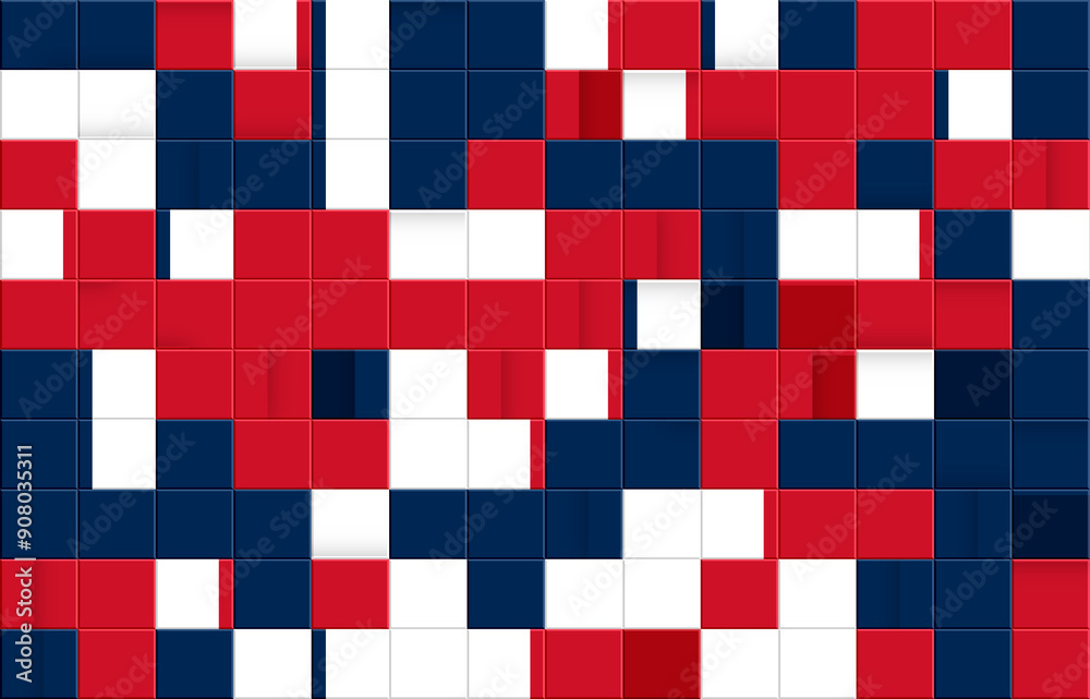 Fototapeta premium creative abstract background of flag with similar colors as France