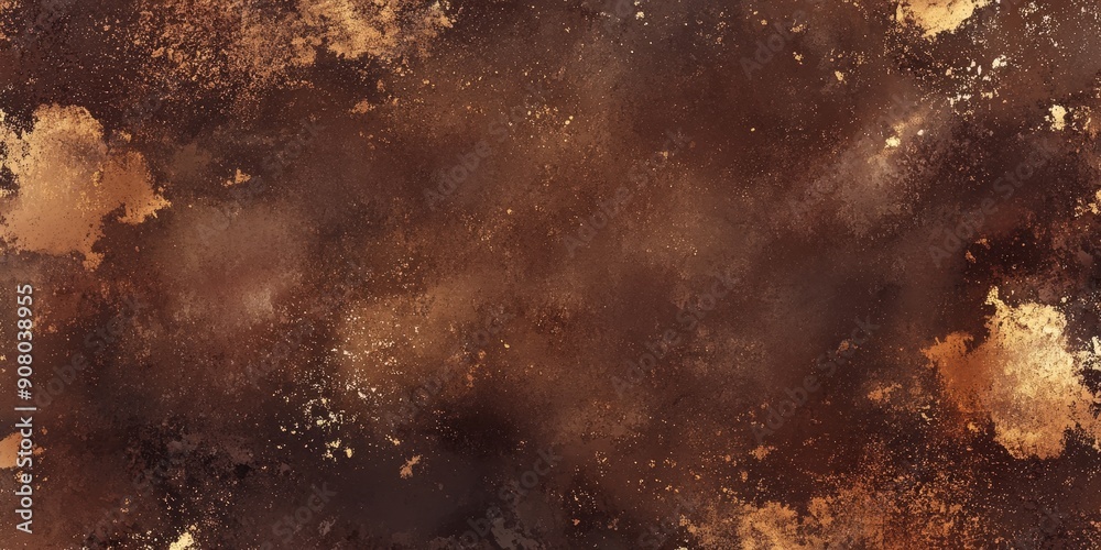 Abstract Brown and Gold Watercolor Texture Abstract Brown and Gold Watercolor Texture