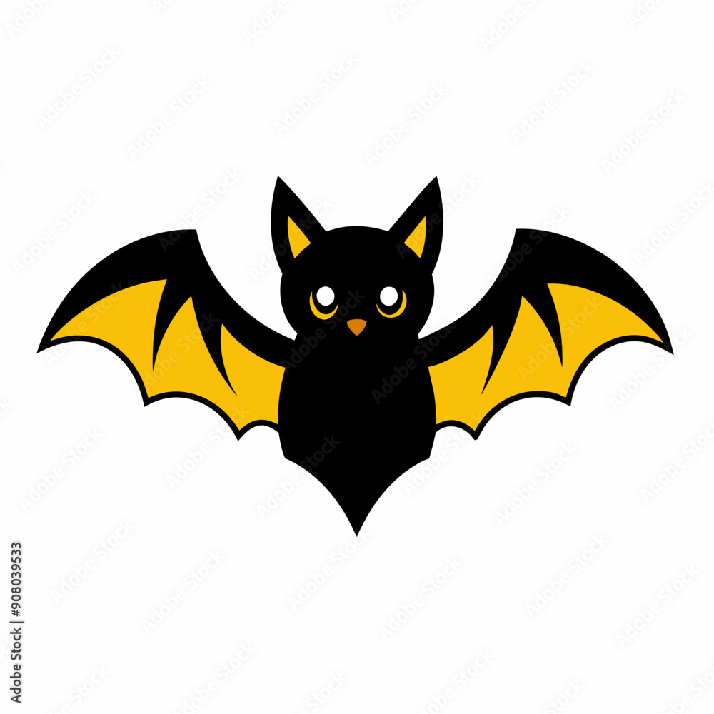 Obraz premium halloween cat with pumpkin