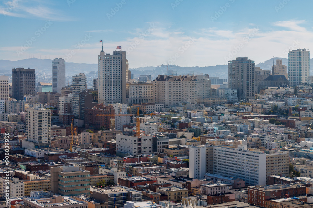 Fototapeta premium Buildings of Downtown San Francisco California