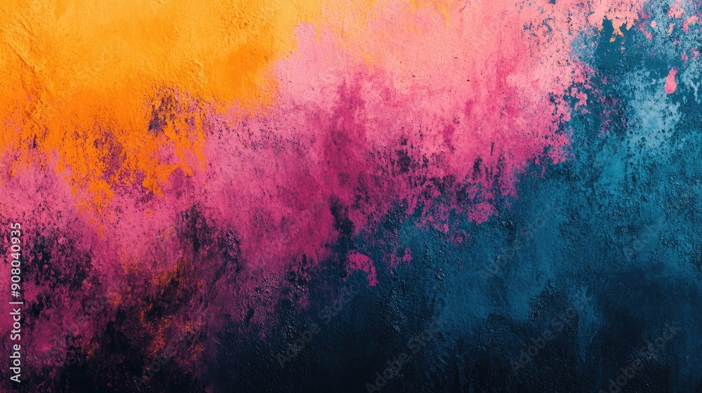Fototapeta premium Abstract Colorful Watercolor Gradient Frame Background For Banner Or Presentation With Empty Copyspace