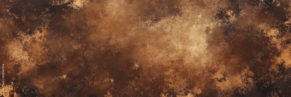 Fototapeta premium Abstract Brown Watercolor Background
