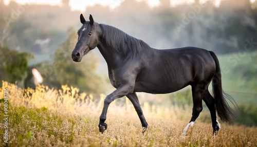 horse in the meadow