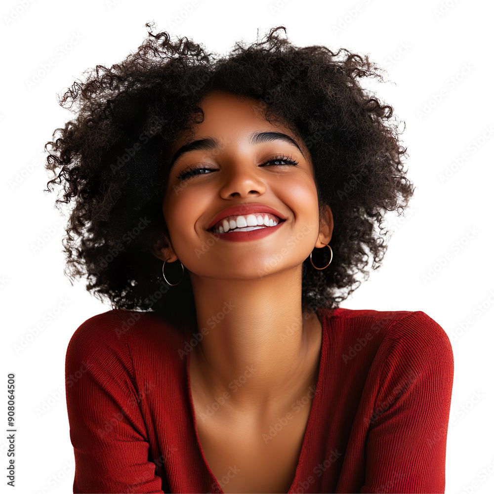 Joyful Woman Celebrating with Excited Expression, Perfect for Concepts of Happiness, Success, and Positive Emotions in a Bright and Cheerful Setting