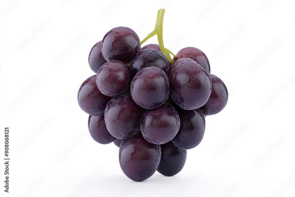 Transparent PNG available purple grape, isolated on white background, full depth of field , ai Transparent PNG available purple grape, isolated on white background, full depth of field , ai