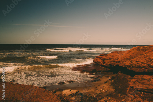 sunset on the beach