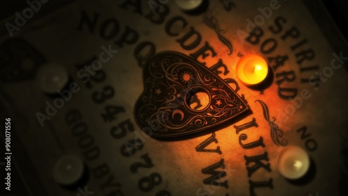 Witchcraft Spiritual Halloween Game Ouija Board