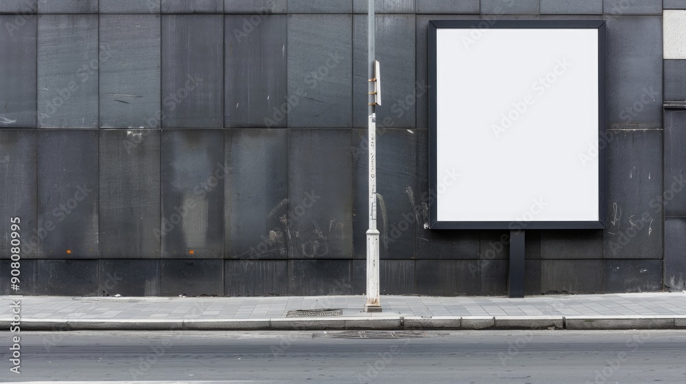 Advertisement space available on street wall