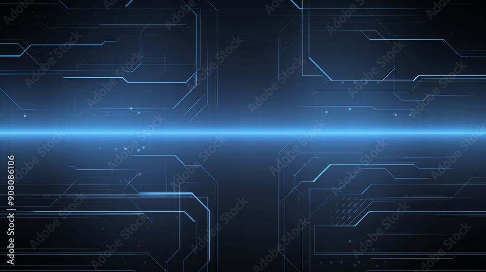 Blue and Grey Minimalistic Technology Background Blue and Grey Minimalistic Technology Background