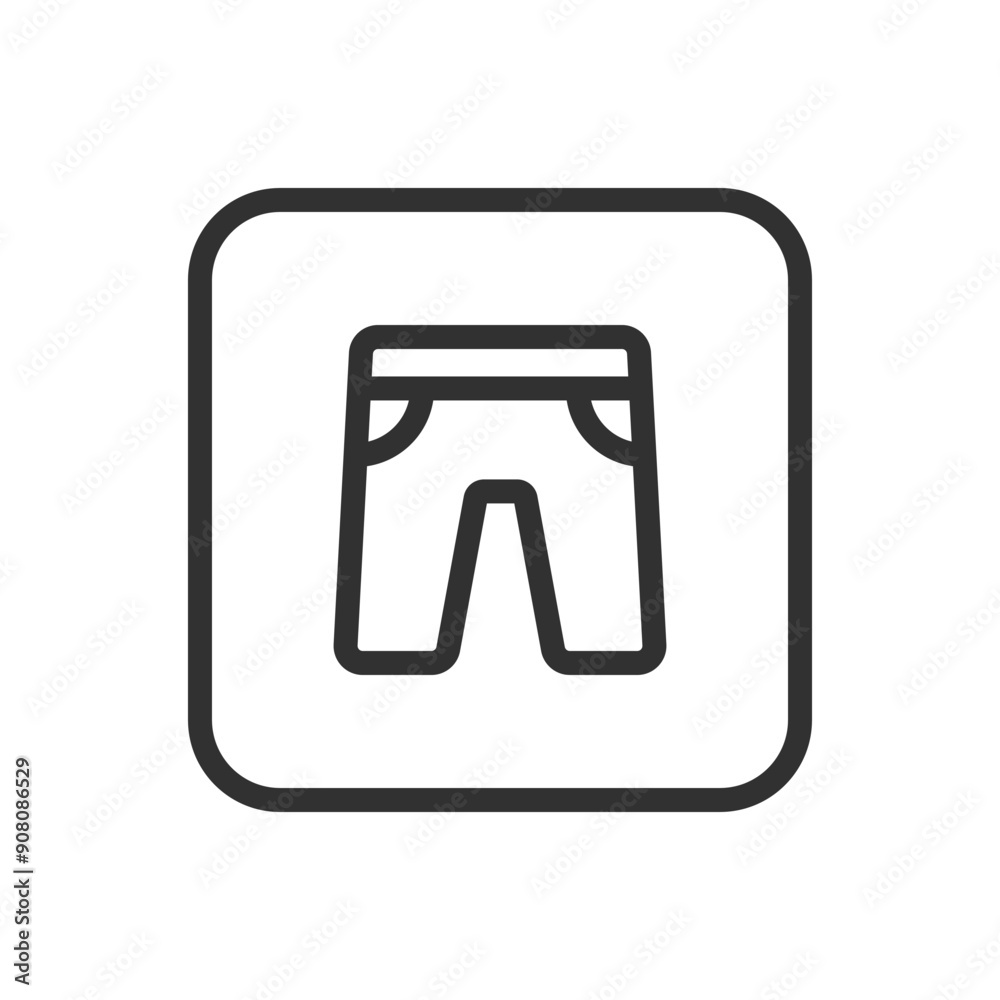 Jeans, clothes icon. Modern, simple flat vector illustration for web site or mobile app Jeans, clothes icon. Modern, simple flat vector illustration for web site or mobile app
