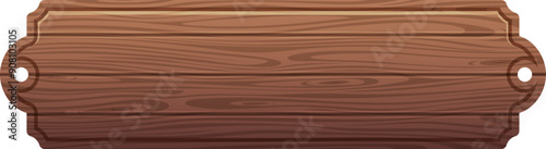 Dark wood label. Realistic hardwood texture board