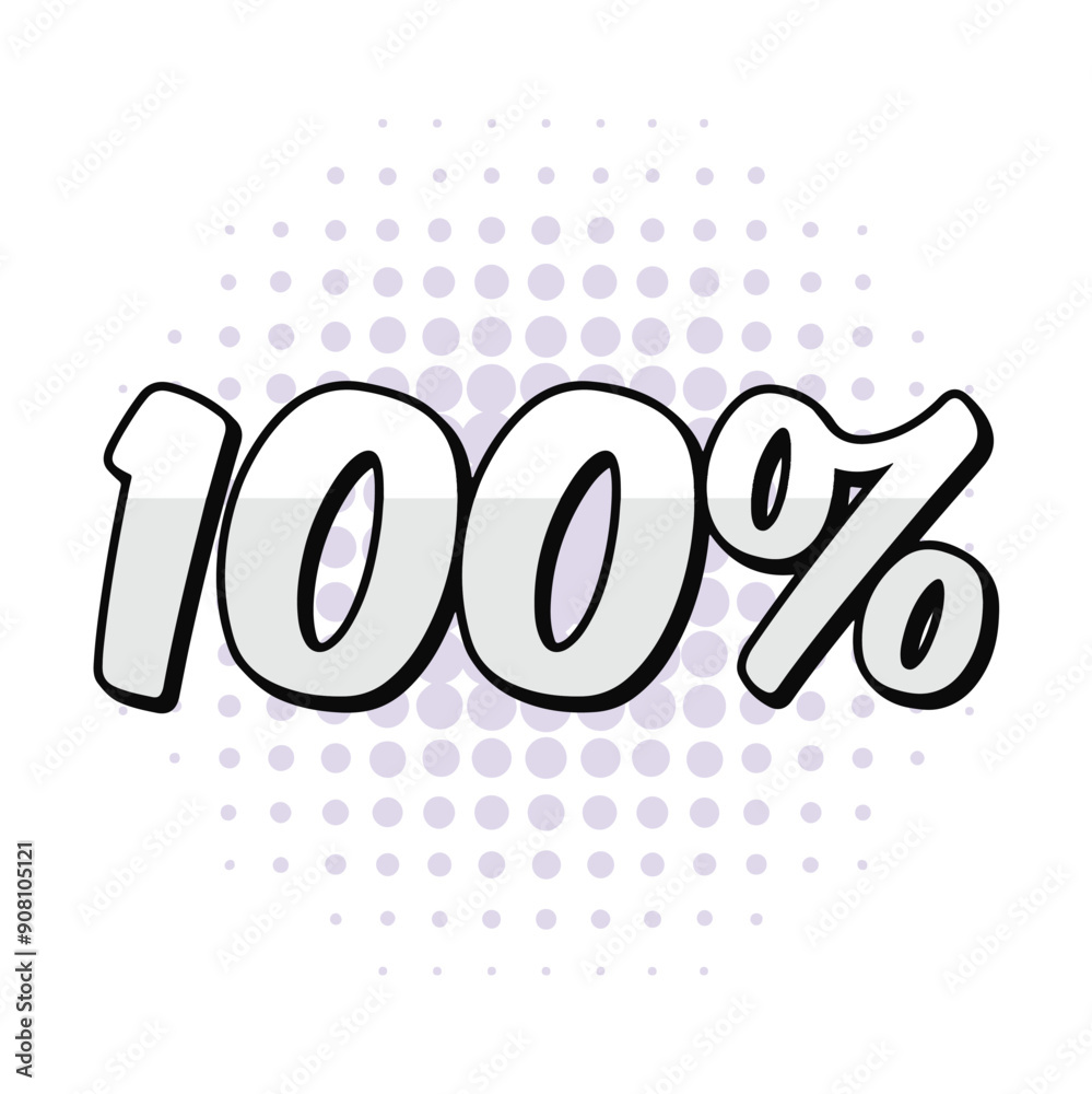 100 percent number 100 percent number