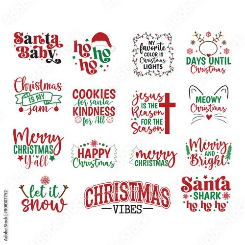 15 Christmas svg Bundle