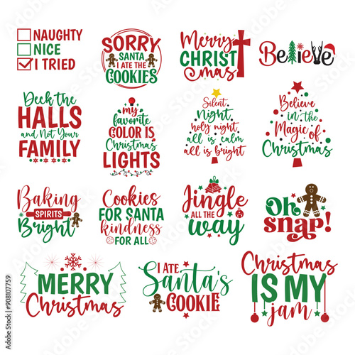15 Christmas svg Bundle