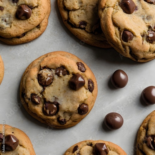 Delicious Chocolate Cookies with a Crispy Edge
