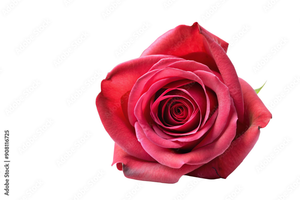 Rose isolated on white background, full depth of field Rose isolated on white background, full depth of field