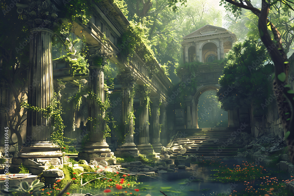 green columns flora and fauna greenery beauty green columns flora and fauna greenery beauty