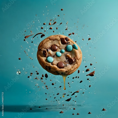 Airborne Chocolate Cookie with a Crisp Edge
