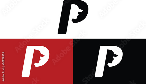 Modern Minimal Logo Design, Letter P Logo Design, Minimal Logo, Letter Logo