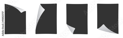 blank paper flip