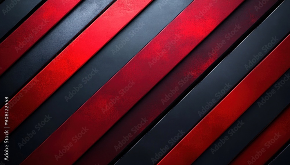 This is a detailed closeup of a vibrant red and black striped background that is visually striking This is a detailed closeup of a vibrant red and black striped background that is visually striking