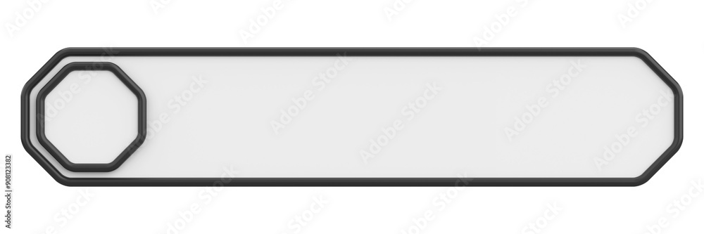 Profile tab. Social media profile. 3D illustration. Profile tab. Social media profile. 3D illustration.
