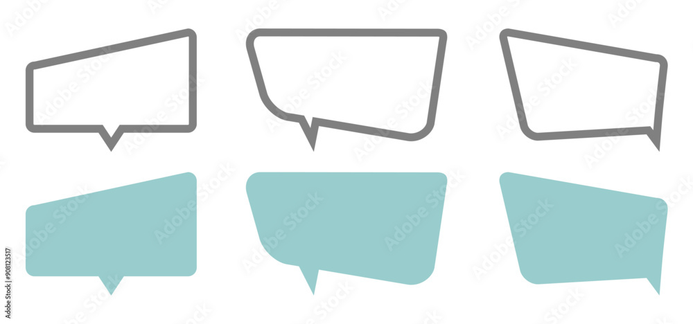 Fototapeta premium blank bubble speech