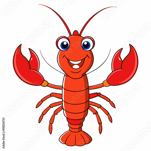 Lobster art vector illustration