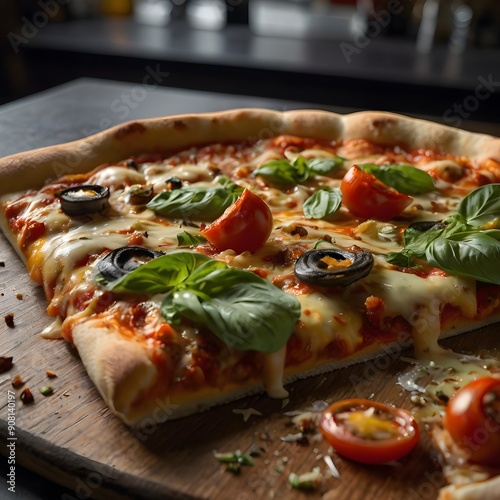 Hot and Tasty Pizza with Perfect Toppings
